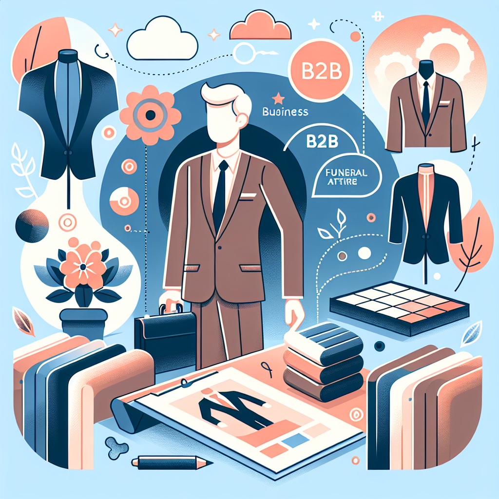 vêtements funéraires b2b entreprise