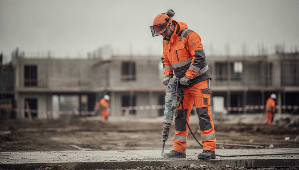 tenues chantier btp imperméable professionnel