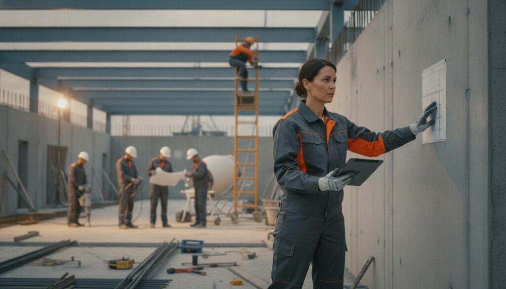 uniforme entreprise construction personnalisé logo