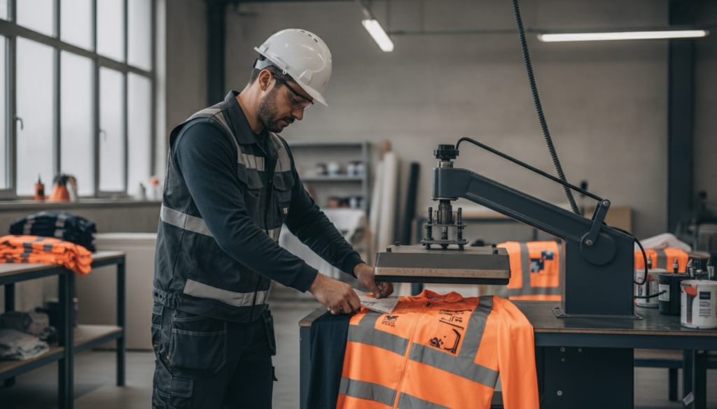 vêtements travail btp personnalisés impression